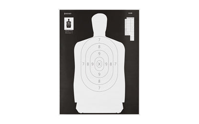 Action Target ACTION TGT B34 BLK/WHT SILHO 100PK