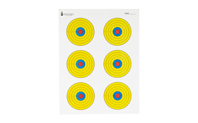 Action Target ACTION TGT BRIGHT 6 BULLSEYE 100PK