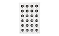 Action Target ACTION TGT 24 3" NMBR CIRCLES 100PK