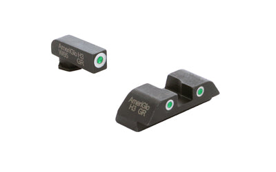 AmeriGlo AMERIGLO CLSC 3 DOT FOR GLK WHT/GRN