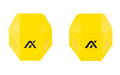 AXIL AXIL MX PLATE 1 SET YELLOW