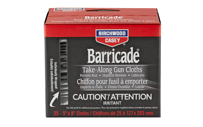Birchwood Casey B/C BARRICADE TAKE ALONGS 25 WIPES