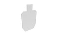 Birchwood Casey B/C FULL IPSC SILHOUETTE TARGET WHT