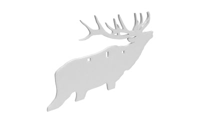 Birchwood Casey B/C AR500 3/8" SILHOUETTE ELK WHT
