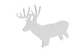 Birchwood Casey B/C AR500 3/8" SILHOUETTE DEER WHT
