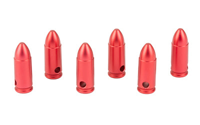Birchwood Casey B/C DURA CAP TRAINING 9MM 6PK RED