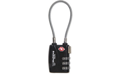 Bulldog Cases BULLDOG TSA LOCK W/STL CABLE NON-CA