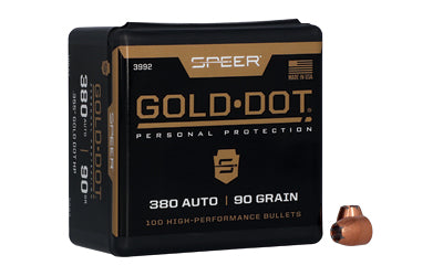 Speer Ammunition SPR GOLD DOT .355 90GR HP 100CT