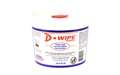 D-Lead D-WIPE TOWELS 2-325 CT TUBS