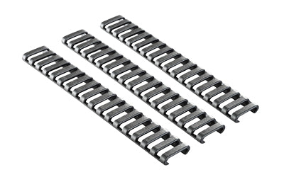 Ergo Grip ERGO 18-SLOT LDDR RAIL COVERS 3PK BK