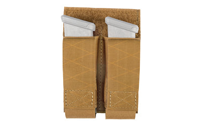 Grey Ghost Gear GGG DOUBLE PISTOL MAG POUCH COY