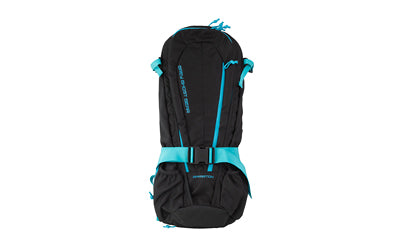 Grey Ghost Gear GGG APPARITION SOLID BLK W/CYAN ZIPS