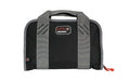 GPS GPS DOUBLE COMPACT PISTOL CASE BLACK