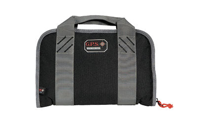 GPS GPS DOUBLE COMPACT PISTOL CASE BLACK