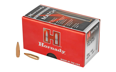 Hornady HRNDY MATCH 22CAL .224 75GR 100CT