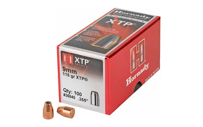 Hornady HRNDY XTP 9MM .355 115GR 100CT
