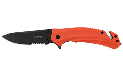 Kershaw KERSHAW BARRICADE SRTD 3.5" ORG/BLK