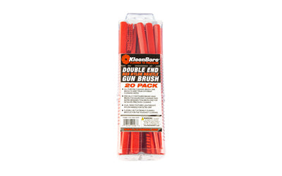 Kleen-Bore KLEEN BR DBL END NYLON BR BRUSH 20PK