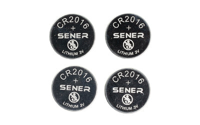 Viridian Weapon Technologies VIRIDIAN TACTL CR2016 LTHM BTY 4PK