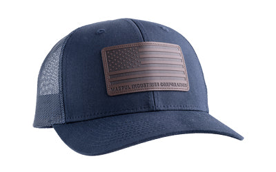 Magpul Industries MAGPUL STD LEATHER PATCH TRUCKER NVY