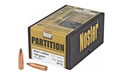 Nosler NOSLER 6MM 100GR SP PARTITION 50CT