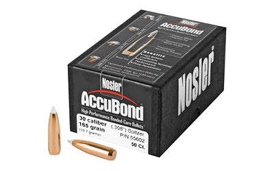 Nosler NOSLER 30 CAL 165GR ACCUBOND 50CT