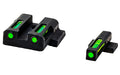 Hi-Viz HIVIZ H3 NS S&W M&P SHIELD G/G WH