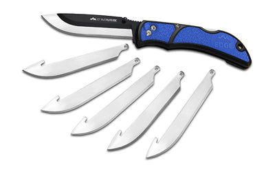 Outdoor Edge OD EDGE RAZOR-EDC LT 3.5" 6 BLDS BLU