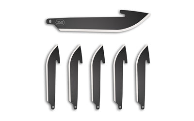 Outdoor Edge OD EDGE DROP-PT 2.5" BLADE 6PK BLK