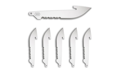 Outdoor Edge OD EDGE DROP-PT 3.0" SRTD BLADE 6PK