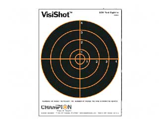 Champion Traps & Targets CHAMPION VISISHOT 8" BULLSEYE 10PK