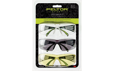 3M/Peltor PELTOR SECUREFIT 400 EYE PROT 3-PACK