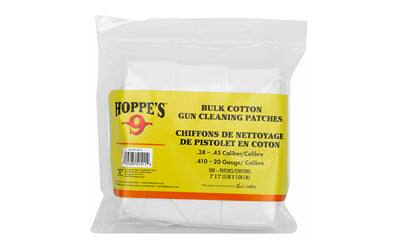 Hoppe's HOPPES CLNG PATCH 38-45CAL 500PK