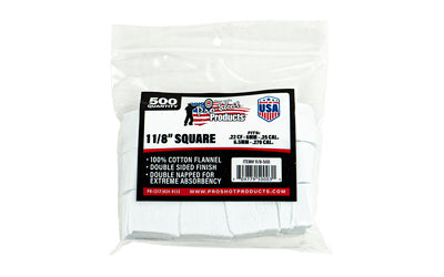 Pro-Shot Products PRO-SHOT PATCH .22-.270CAL SQ 500 CT