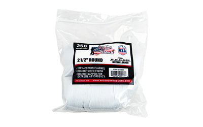 Pro-Shot Products PRO-SHOT PATCH .45-.58CAL 2 1/2" 250