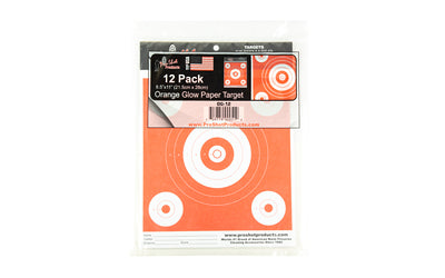 Pro-Shot Products PROSHOT 6" BULLSEYE DAY GLOW ORANGE