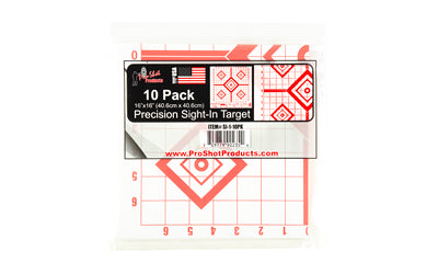 Pro-Shot Products PROSHOT 16X16 RED SIGHT IN 10PK