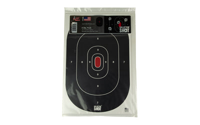 Pro-Shot Products PROSHOT 12X18 SILH SS BLACK 8PK