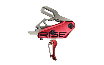 Rise Armament RISE REV 535 SILVR/RED CRVD/FLT BLDS