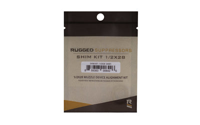 Rugged Suppressors RUGGED SHIM KIT 1/2X28
