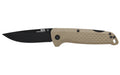 SOG Knives & Tools SOG ADVENTURER LB 3.5" FDE/BLK