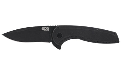SOG Knives & Tools SOG AEGIS FLK 3.25" DROP PT BLK