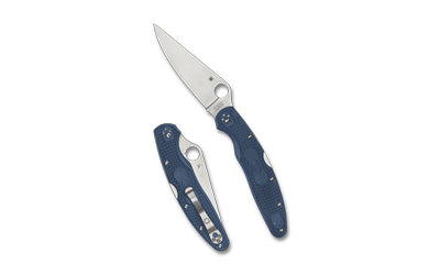 Spyderco SPYDERCO POLICE 4 LTWT 4.38" BLU/SLV