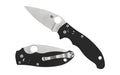 Spyderco SPYDERCO MANIX 2 BLACK G10 PLAINEDGE