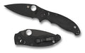Spyderco SPYDERCO MANIX 2 BLACK BLADE 3.375"