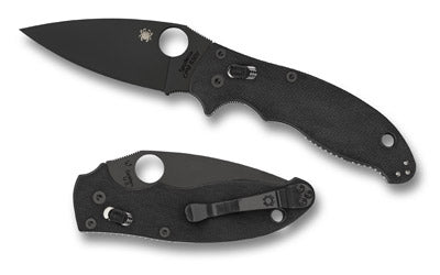 Spyderco SPYDERCO MANIX 2 BLACK BLADE 3.375"