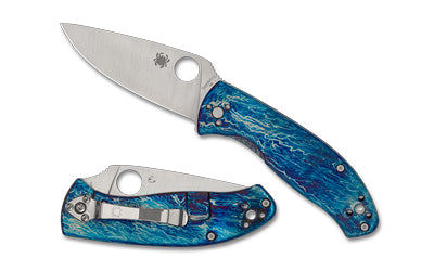 Spyderco SPYDERCO TENACIOUS TI DISRY BLU/SLV