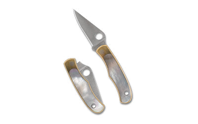 Spyderco SPYDERCO BUG 1.25" NICK/SILV ABALONE