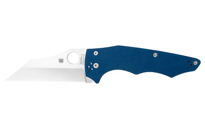 Spyderco SPYDERCO YOJUMBO 3.98" BLU/SLV PLAIN