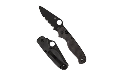 Spyderco SPYDERCO BUTTONUP CF PS 3.27" BLK